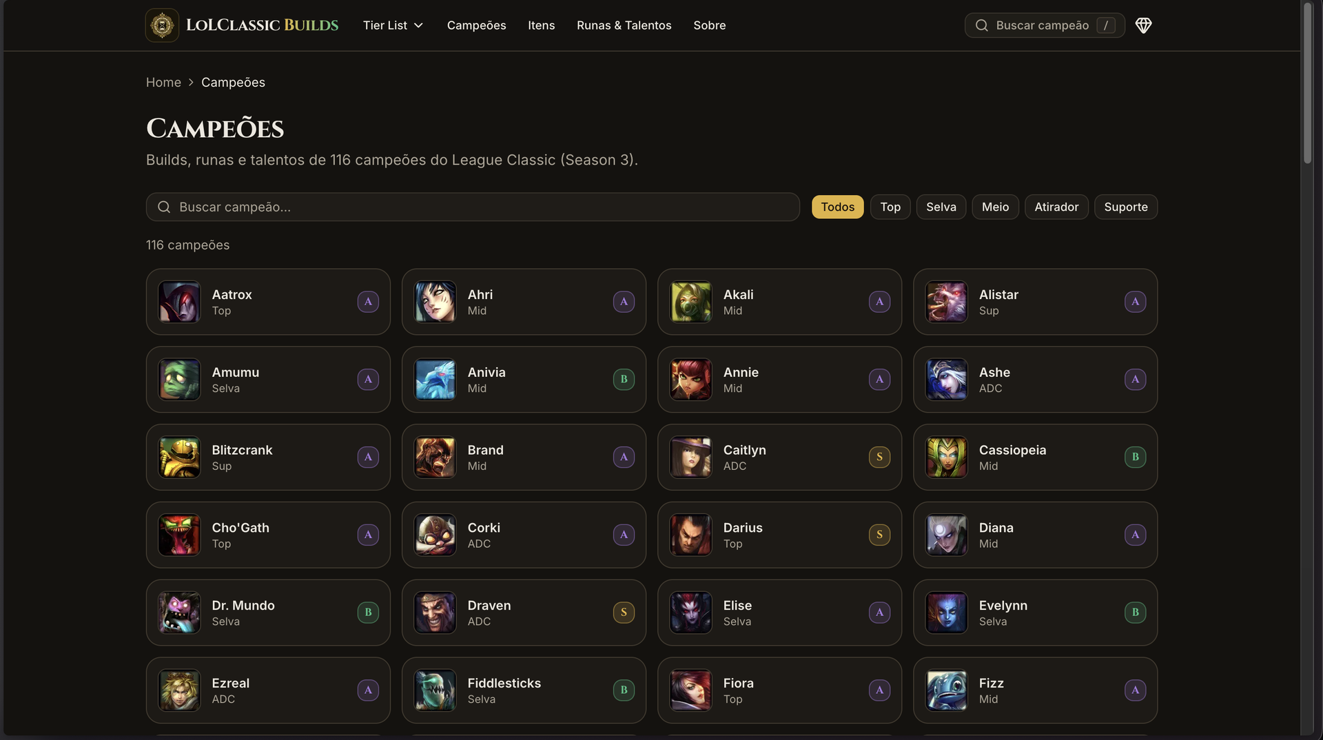 LoL Classic Builds — imagem 2